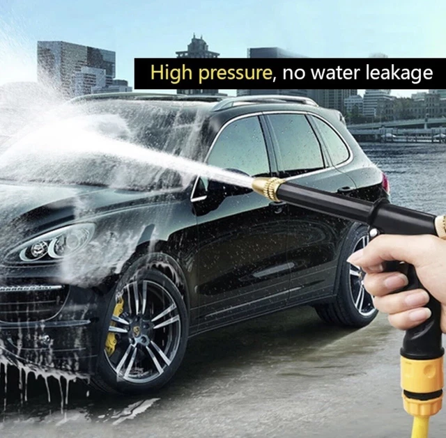 Pistola Ad Acqua Alta Pressione - In Lega Di Alluminio, Per Lavare Auto E Finestre - Foto 7