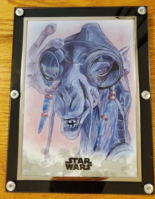 Star Wars Stellar Signatures Jumbo Sketch Display Case 1/4” X 5-3/4” X 8”