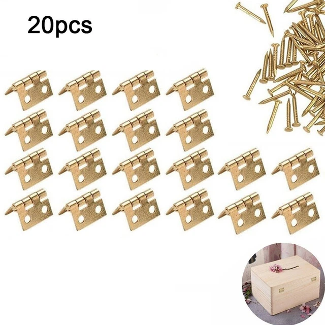 Charnières 20PCS Convient for Bijouterie Boîtes Cuivre Artisanat Cadeau