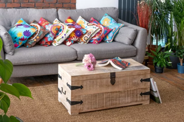 Distressed Tropical Mango Classic Coffee Table Trunk