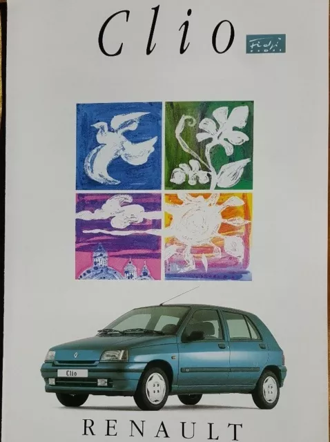 Prospekt / Brochure DÉPLIANT RENAULT CLIO FIDJI - 08/1995 - NEUF