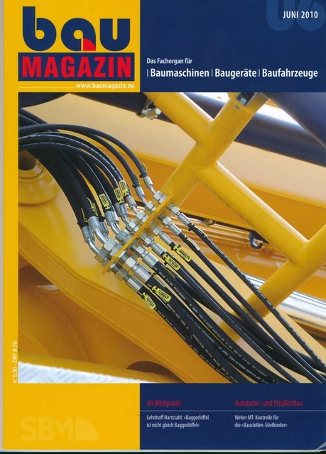 BauMagazin Juni 2010 (Fachorgan für Baumaschinen)