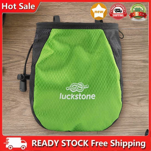 Chalk Bag cinturón ajustable bolsa de almacenamiento resistencia al desgarro para fitness (G