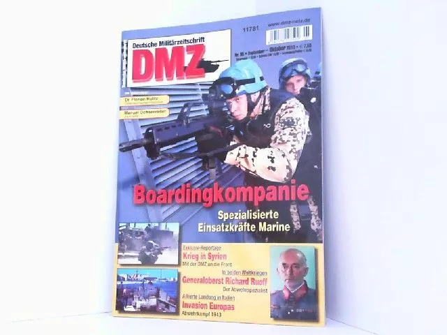 DMZ Deutsche Militärzeitschrift. Nr. 95. September / Oktober 2013. Kraus, Guido