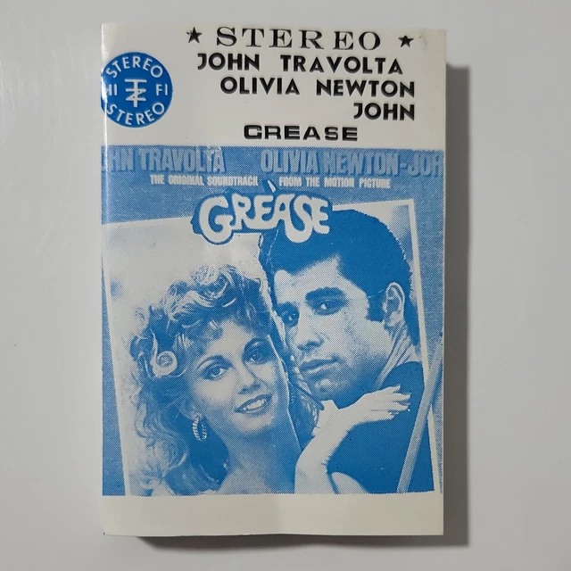 GREASE 'ORIGINAL SOUNDTRACK' RARE U.S. PRESSING Cassette Tape Album