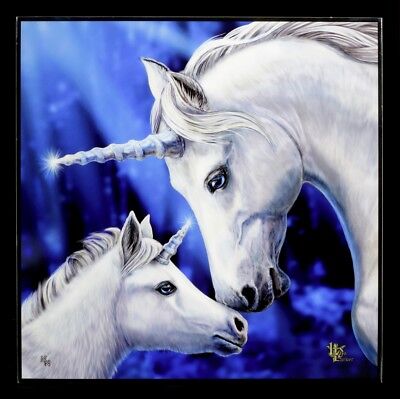 Cristalline Immagine Con Unicorni - Sacred Love - Lisa Parker Wanddeko Tela