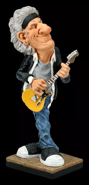 Funny Job Figur - Gitarrist mit gelber Gitarre - Lustiger Beruf Musiker Statue