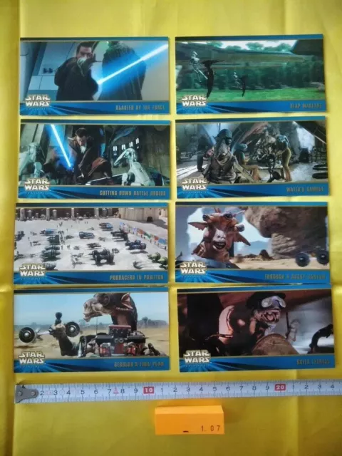 Star Wars Épisode 1 Série 2 Carte à collectionner Widevision Topps 8 Carte...
