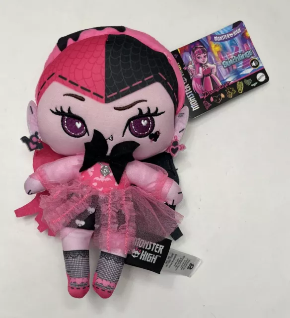 MONSTER HIGH Stitchlings Draculaura Stuffed Talking Doll 7" - Mattel - NWT