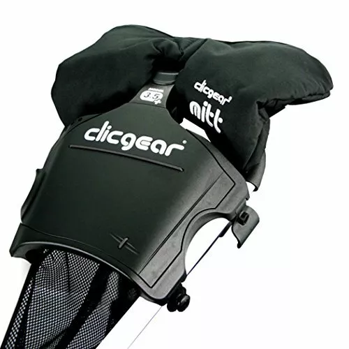 Clicgear Golf Trolley Winter Mitts Mittens - Black