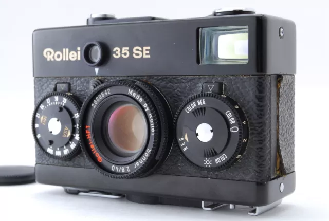 【NEAR MINTw/Cap】 Rollei 35 SE Black Film Camera 40mm f/2.8 Lens From JAPAN