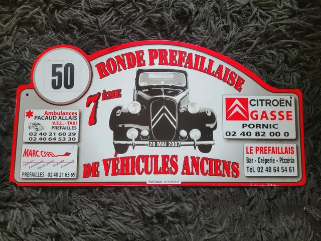 Plaque 10eme Rallye de la Matheysine 1989