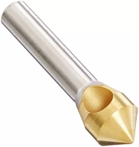 KEO 53531 Cobalt Steel Single-End Countersink TiN Coated 100 Degree Point Ang...