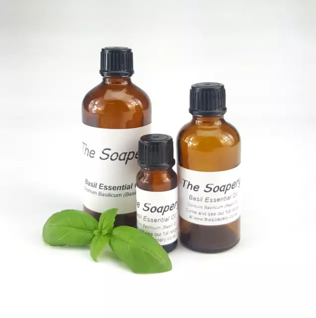 Basil Essential Oil 10ml - 100ml Pure Natural Aromatherapy Diffuser Fragrance