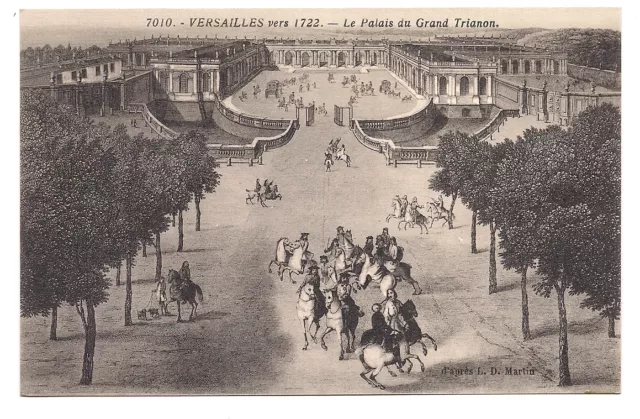 versailles vers 1722 , le palais du grand trianon