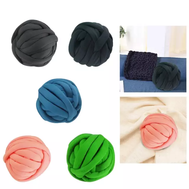 CHUNKY YARN WEAVING Hand Knitting Arm Knitting Yarn for Macrame Pet Bed  Hats $34.60 - PicClick AU