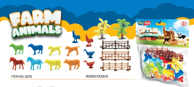 Peterkin Baby Wildlife Spielset – 6 Weiche Tierfiguren Für Kinder Ab 18 Monaten
