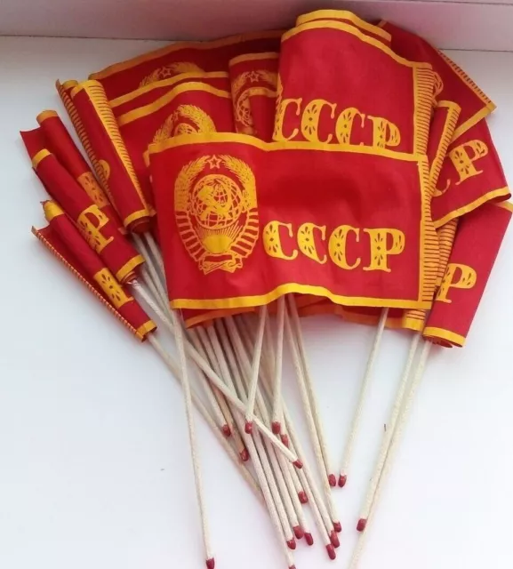 New! Red mini Flags USSR original