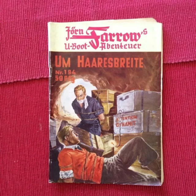 Sammler 1 Heft "Jörn Farrow`s U-Boot-Abenteuer" Nr. 194/1959 Pabel