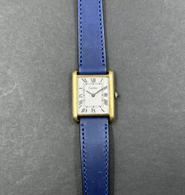 Reloj Cartier Tank Pre-must, Tamaño Hombre 24x31mm, Mecanico Manual