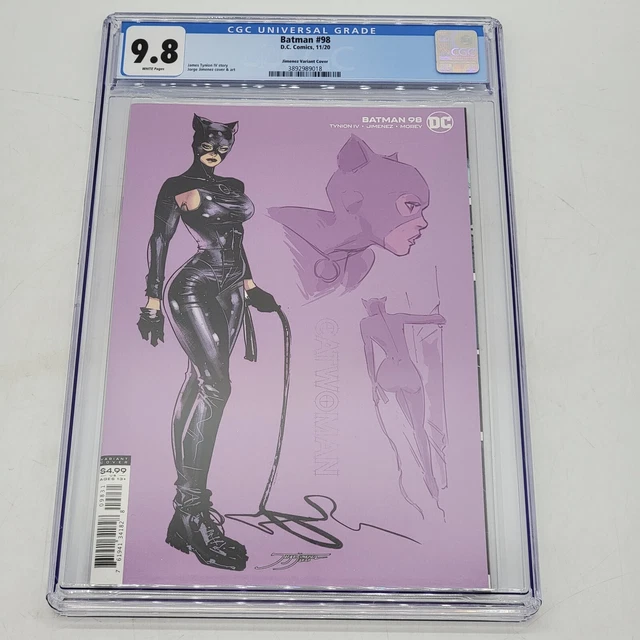 James Tynion IV's Batman #98 Catwoman White Pages D.C Comics 2020 CGC 9.8