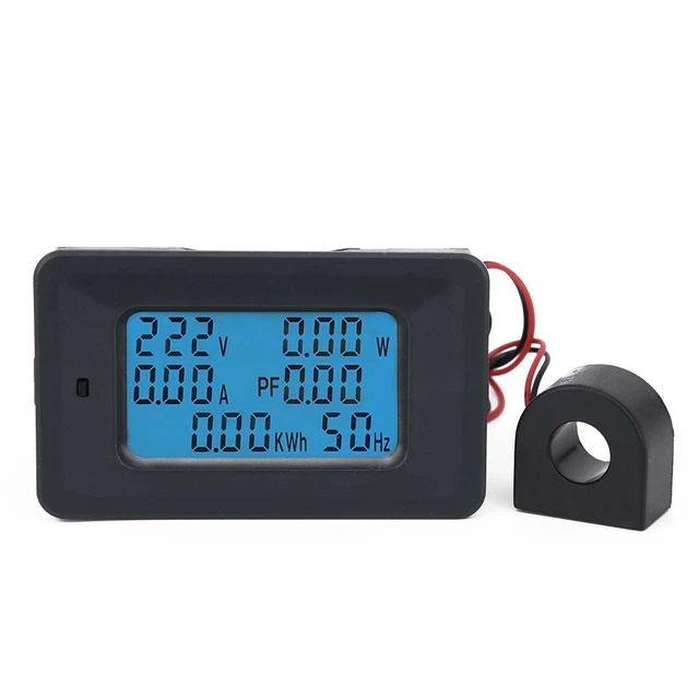 DC Shunt Battery Monitor Voltmetro DC 0-200V Shunt 100A Amperometro Digitale, Capacità della Batteria Misuratore, Multimetro Tensione Corrente per Batteria Auto RV Solare (PZEM-015+100A shunt