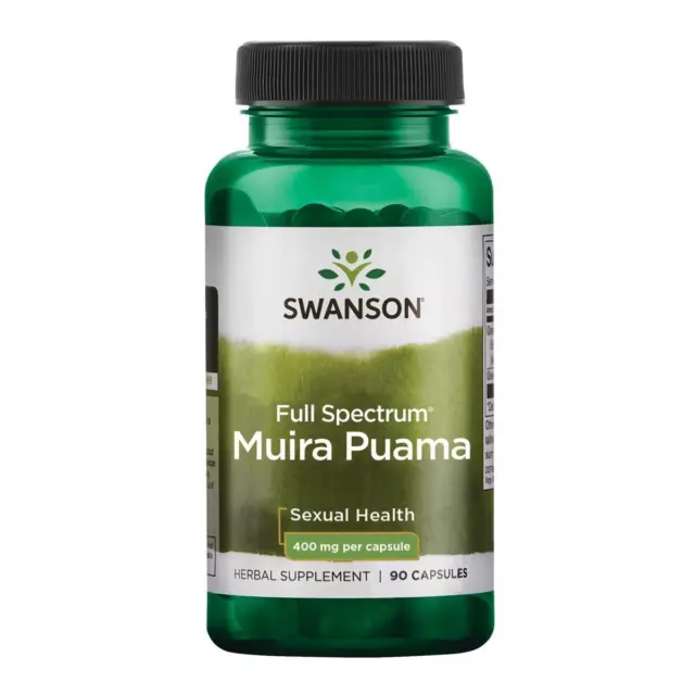 Swanson Full Spectrum Muira Puama 400 mg 90 Capsules, Sexual Health