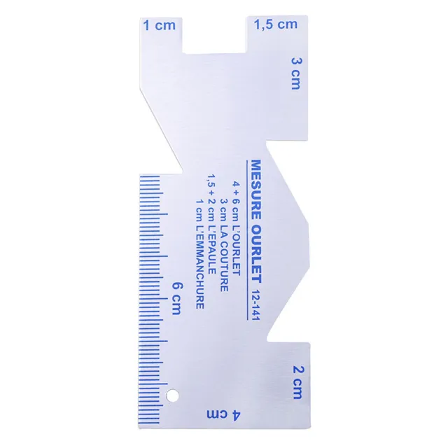 Regla de sastre de medición de costura de precisión calibre de acolchado plantilla regla de costuraNRM b