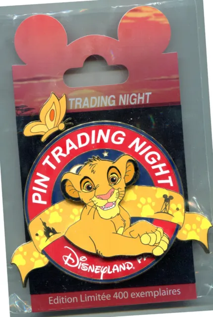 Pin Disneyland Paris DLP Pin trading night, jumbo Simba