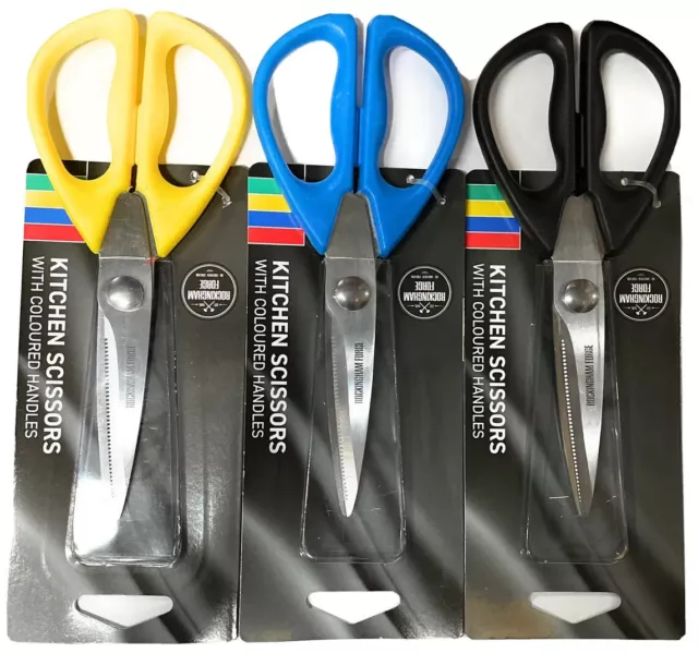 Rockingham Forge Kitchen Scissors Stainless Steel Heavy Duty High Quality.