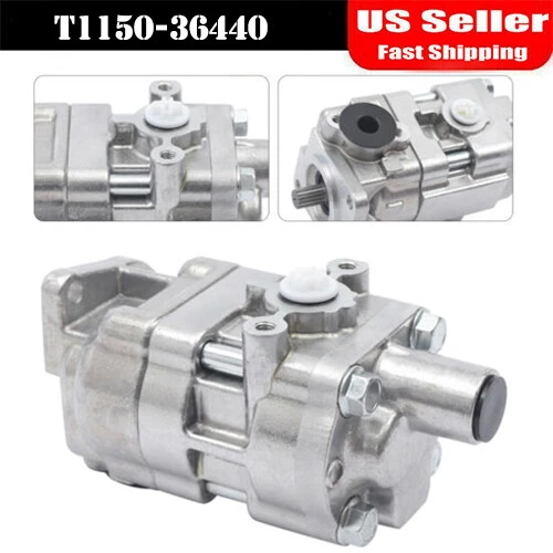 For Kubota Tractor L2800DT L3240DT L4300DT hydraulic pump with Two Inlet Holes