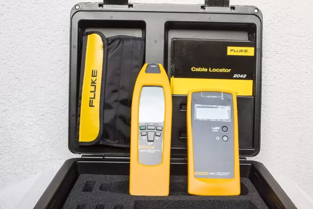 Fluke 2042 Cable Locator General Purpose Cable Locator Tester Meter case FLK2042