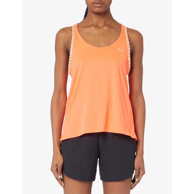 Canotta  Donna Under Armour Arancione 1351596 0877 Canotta Arancio Donna