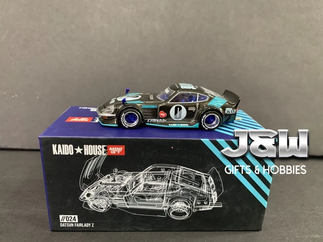 KAIDO HOUSE X Mini GT Datsun Fairlady Z S30Z Wide Spec Blue