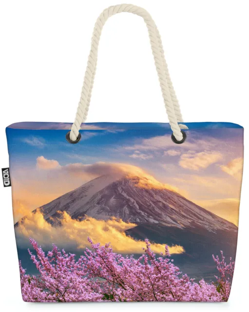 Vulkan Japan Blumen Berge Beach Bag fujiama landschaft wandern reise urlaub ber