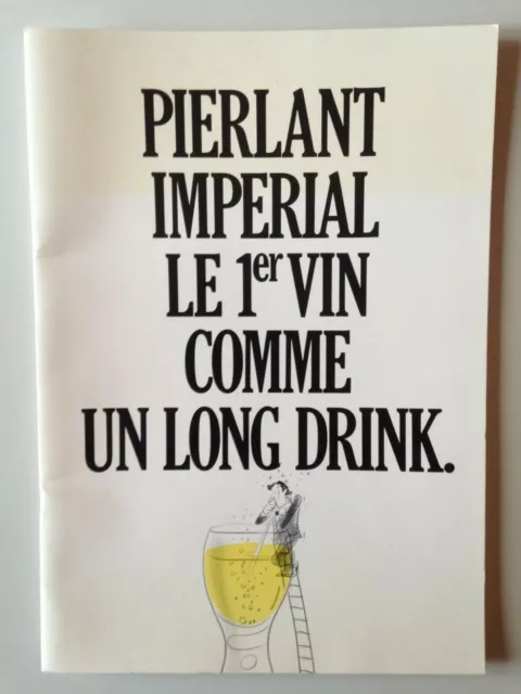 Brochure Publicitaire Pierlant Imperial // Moet Et Chandon 1984