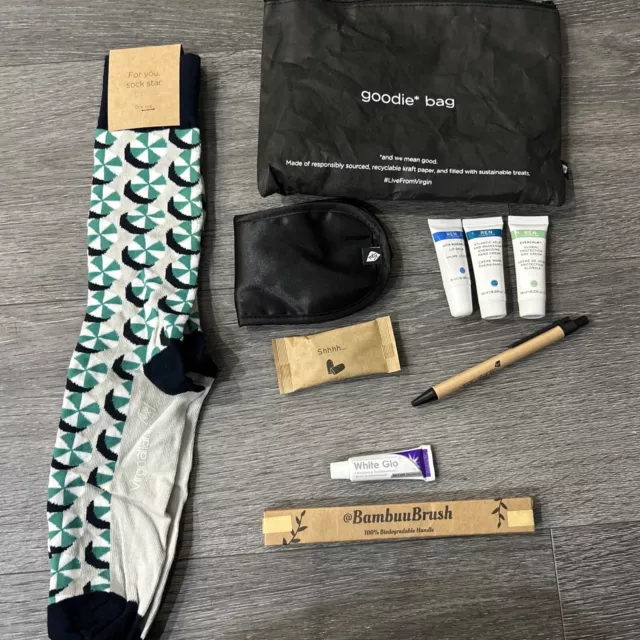 BRAND NEW VIRGIN Atlantic Upper Class Amenity Kit Goodie Bag £4.99
