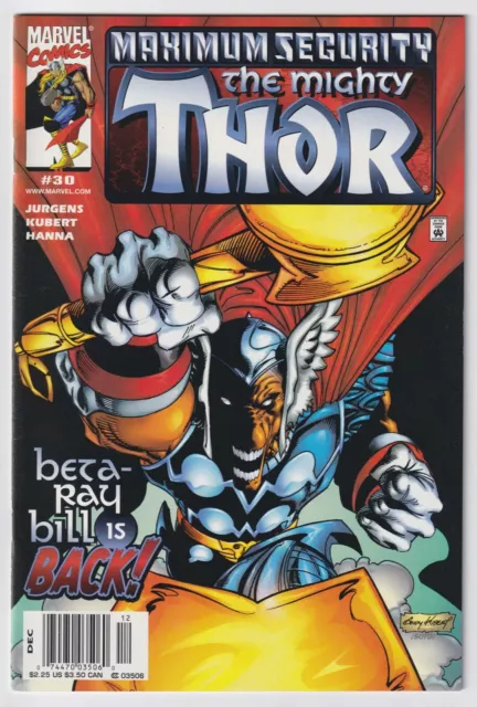 THOR (THE MIGHTY) #30 | Vol. 2 | RARE Newsstand | Beta Ray Bill | 2000 | VF/NM