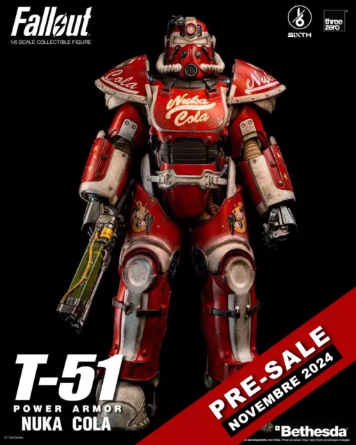 Fallout T-51 Nuka Cola Power Armor 1/6 Action Figure - Threea Toys Threezero