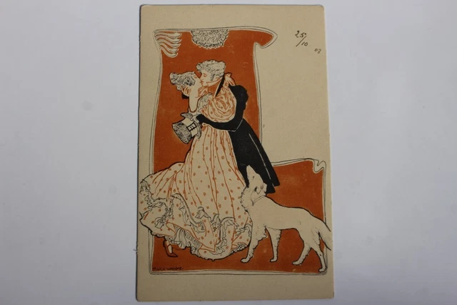 Carte postale ancienne illustrateur Alice WANKE série 328-9 (41887)