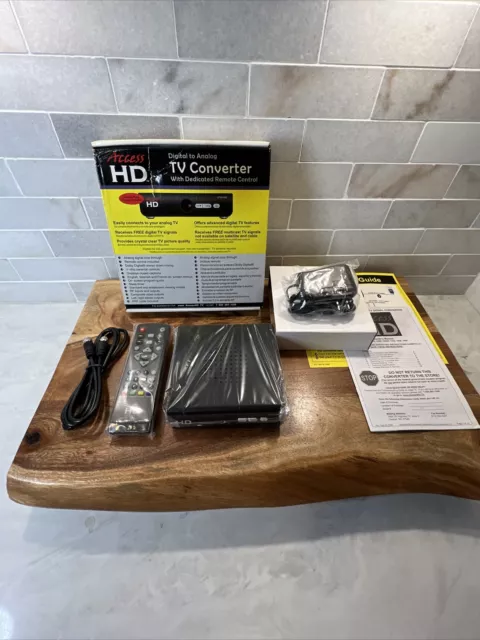 Access HD DTA1050 Digital To Analog TV Converter Box with Remote Control