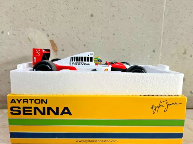 Minichamps F1 1:18 A Senna McLaren Honda MP4/6 World Champion 1991 Senna 30 year