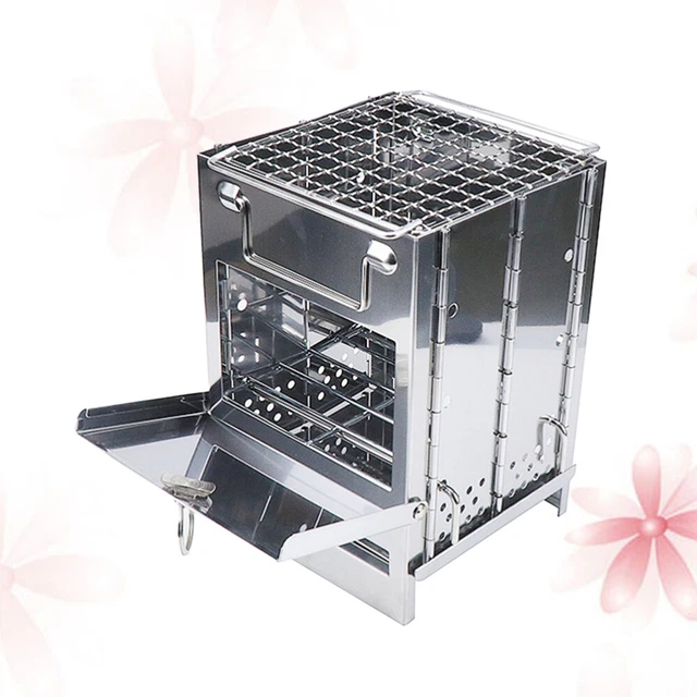 Griglia Da Campeggio Pieghevole Uadme - Acciaio Inox, Compatta 3cm, Per Barbecue All'Aperto - Foto 5