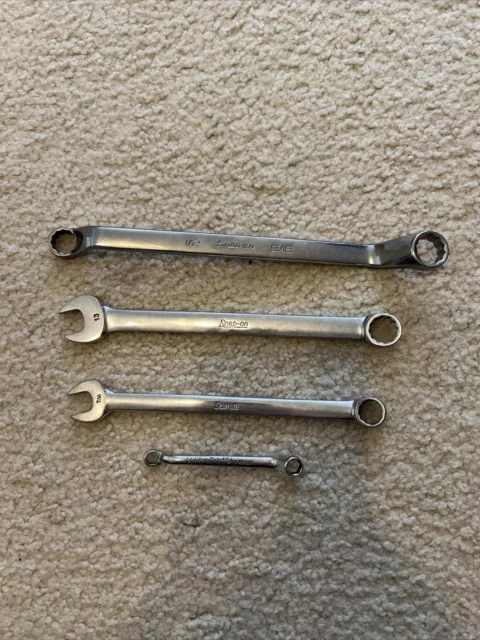 3 Snap On Wrench’s And A Blue Point Wrench