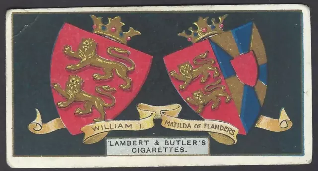 Lambert & Butler - Arms Of Kings & Queens Of England - #1 William I