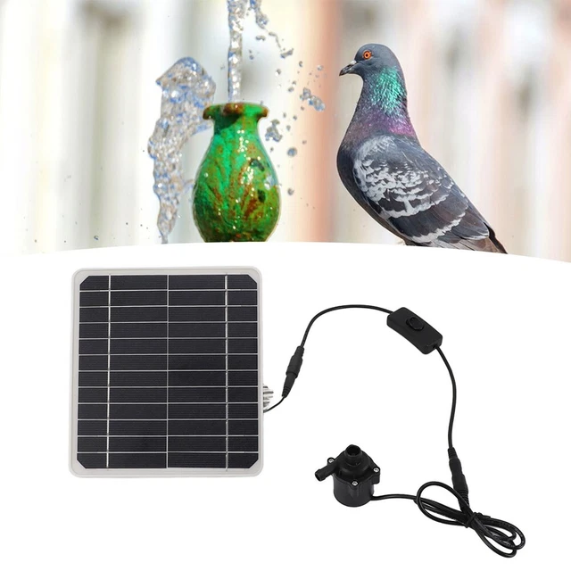 Panneau Solaire 6W Pour Caméra – Silicium Monocristallin, IP66, étanche, Ports Micro USB/USB-C – Compatible Arlo, Extérieur, 3m Câble