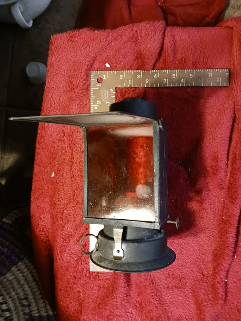 Small Railroad Kerosene Red Light Hand Lamp Bx106