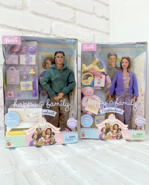 Barbie Mamie - Poupée Rare De La Collection Famille Du Bonheur - État Proche Du Neuf