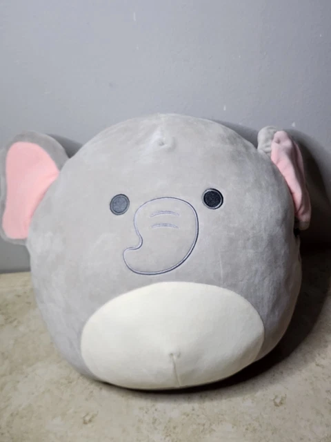 Kellytoy Squishmallows Mila The Gray Elephant 12”