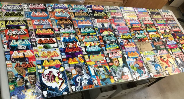 The Punisher 1-104 Complete Set Annuals 1-7 Marvel Comics 1987